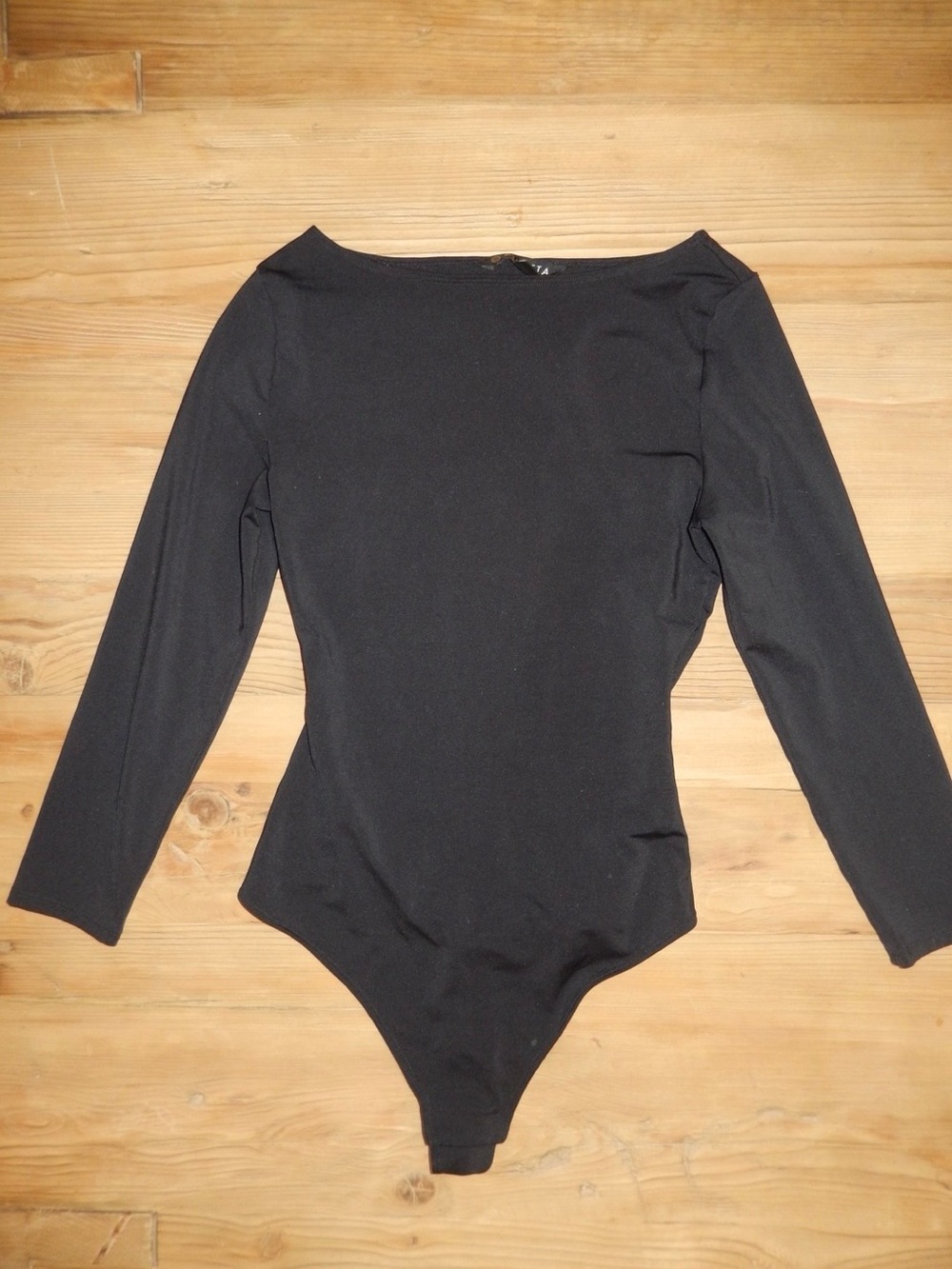 Black Athleta Long Sleeve Bodysuit